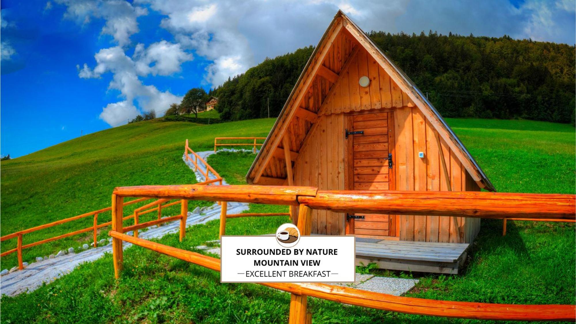 Glamping Vrhovc Hotell Zelezniki Eksteriør bilde